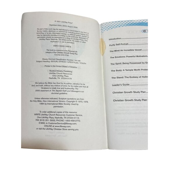 Pure Joy Gods Formula Passionate Living 6 Sessions LifeWay Christian Paperback - Picture 3 of 4